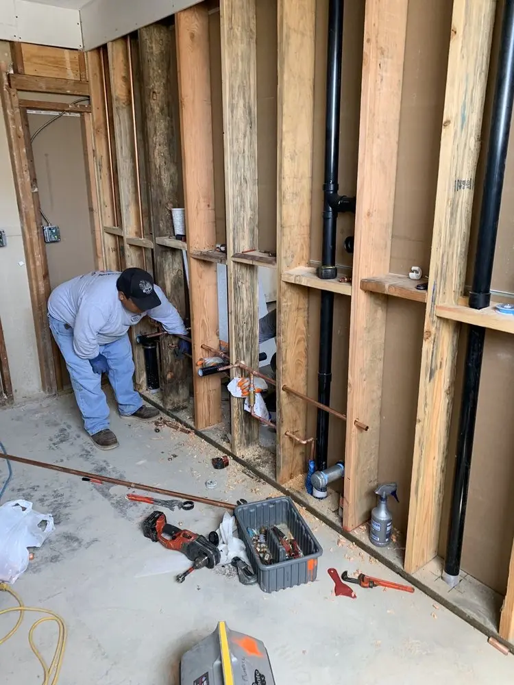 Commercial rough-in plumbing for Water Heater Replacement in South Lake Union